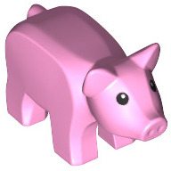 Lego prase, světle růžová (6319751)